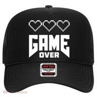 Retro Game Over Out Of Hearts Hat thumb 0
