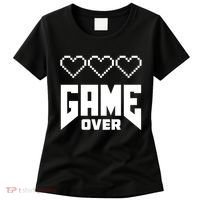 Retro Game Over Out Of Hearts Women's T-Shirt thumb 0