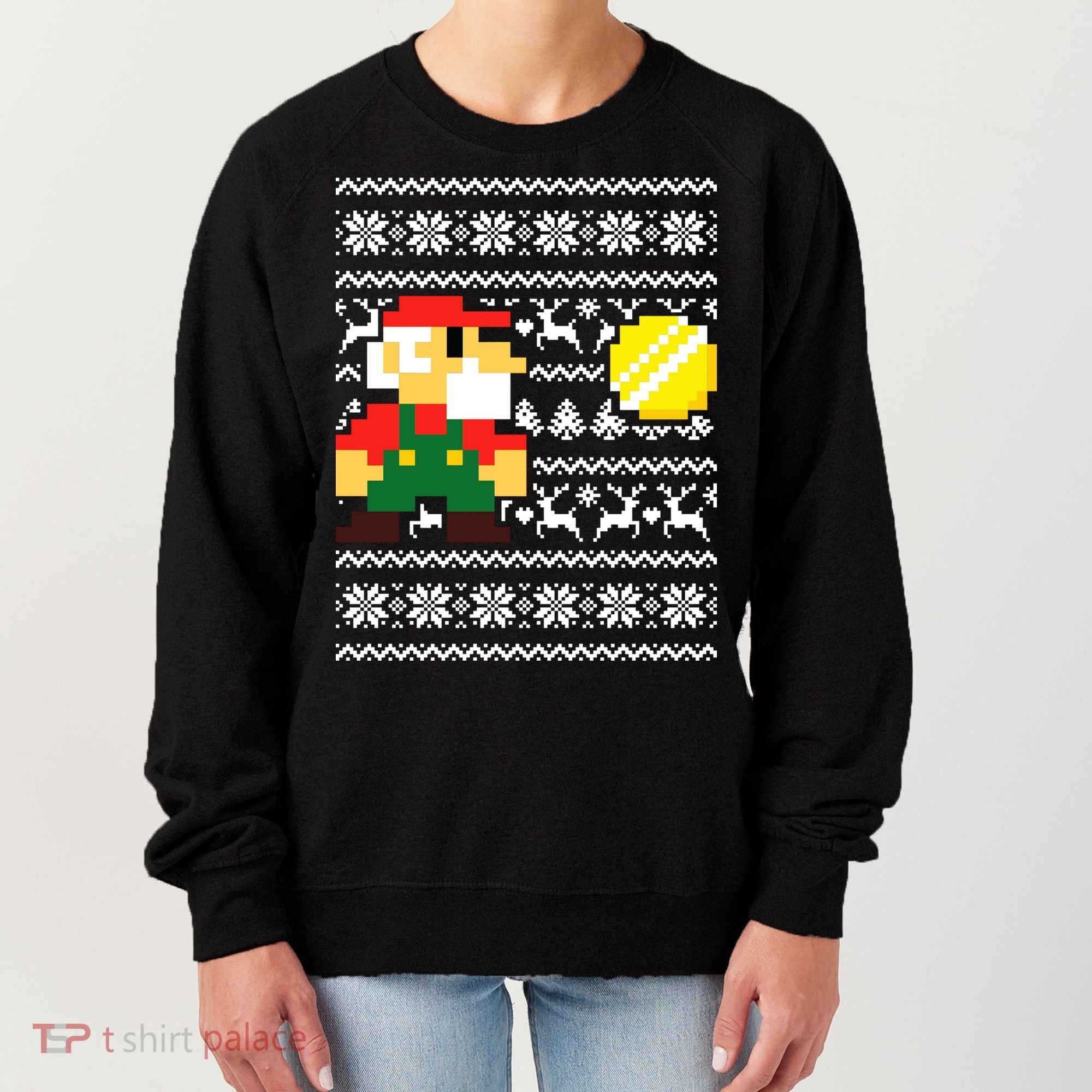 Retro Gamer Gaming Ugly Christmas Women's Sweatshirt