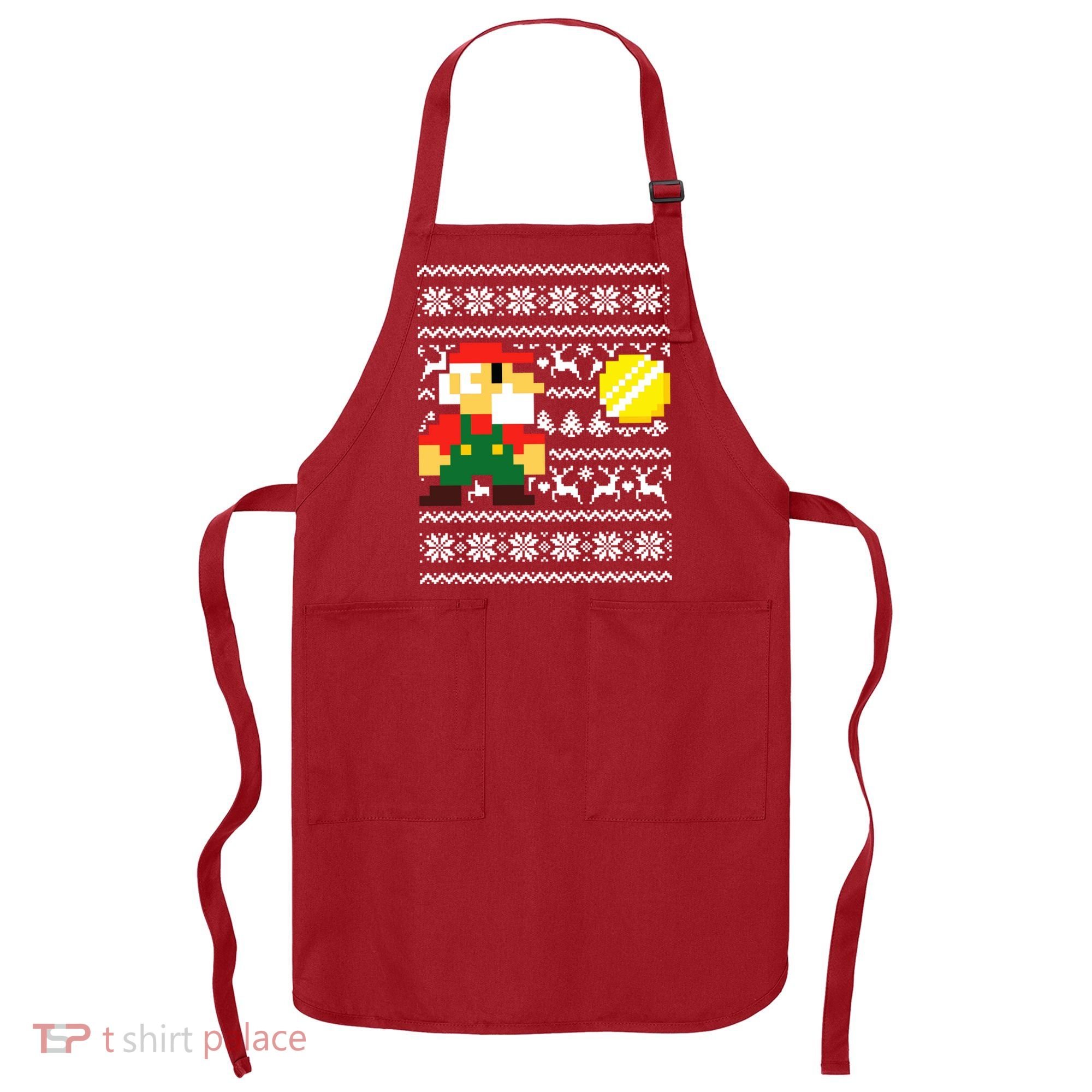 Retro Gamer Gaming Ugly Christmas Apron