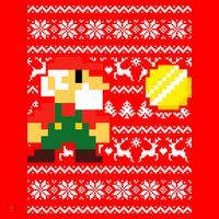 Retro Gamer Gaming Ugly Christmas Coaster thumb 2