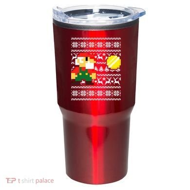 Retro Gamer Gaming Ugly Christmas Tumbler