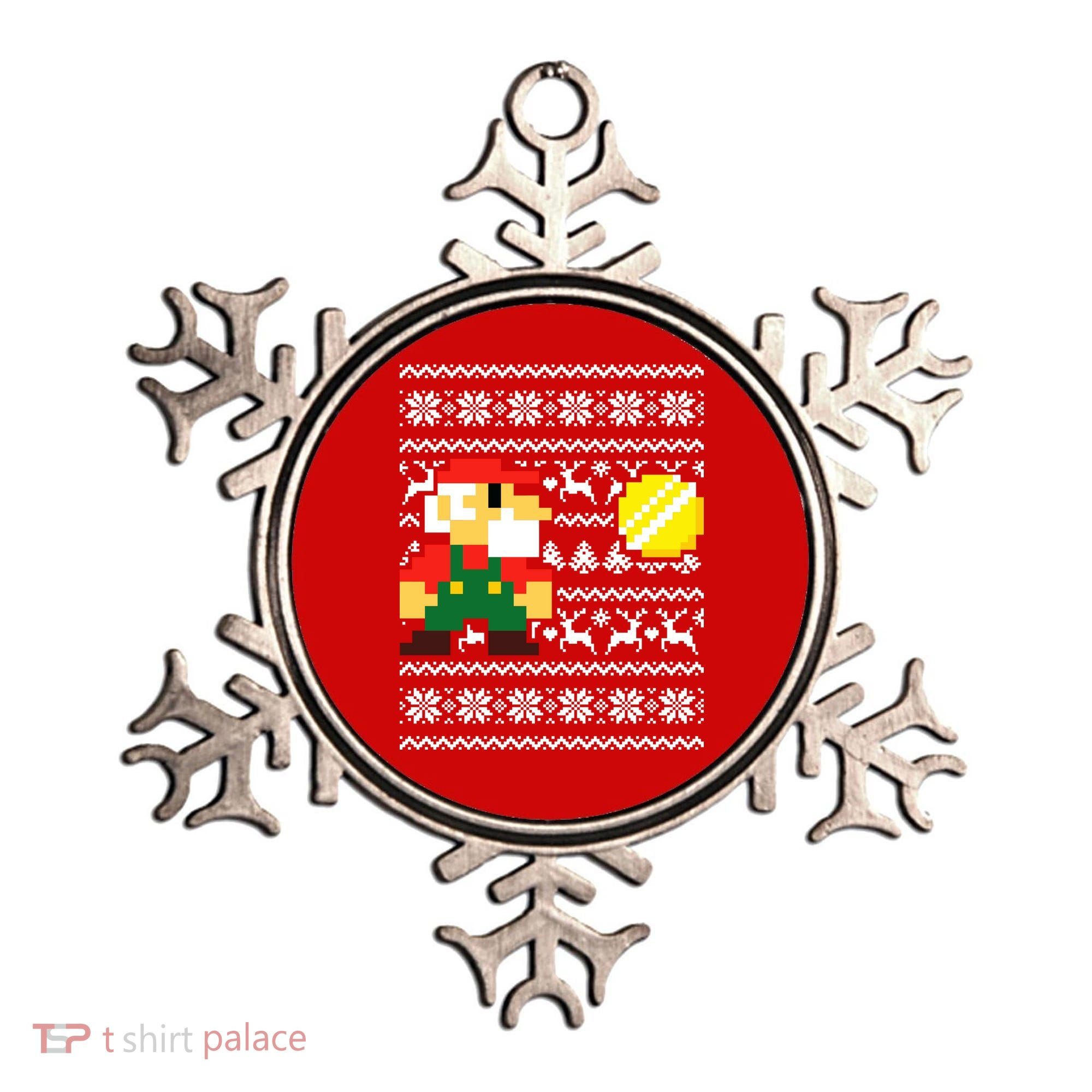 Retro Gamer Gaming Ugly Christmas Ornament