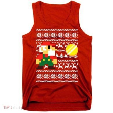 Retro Gamer Gaming Ugly Christmas Tank Top