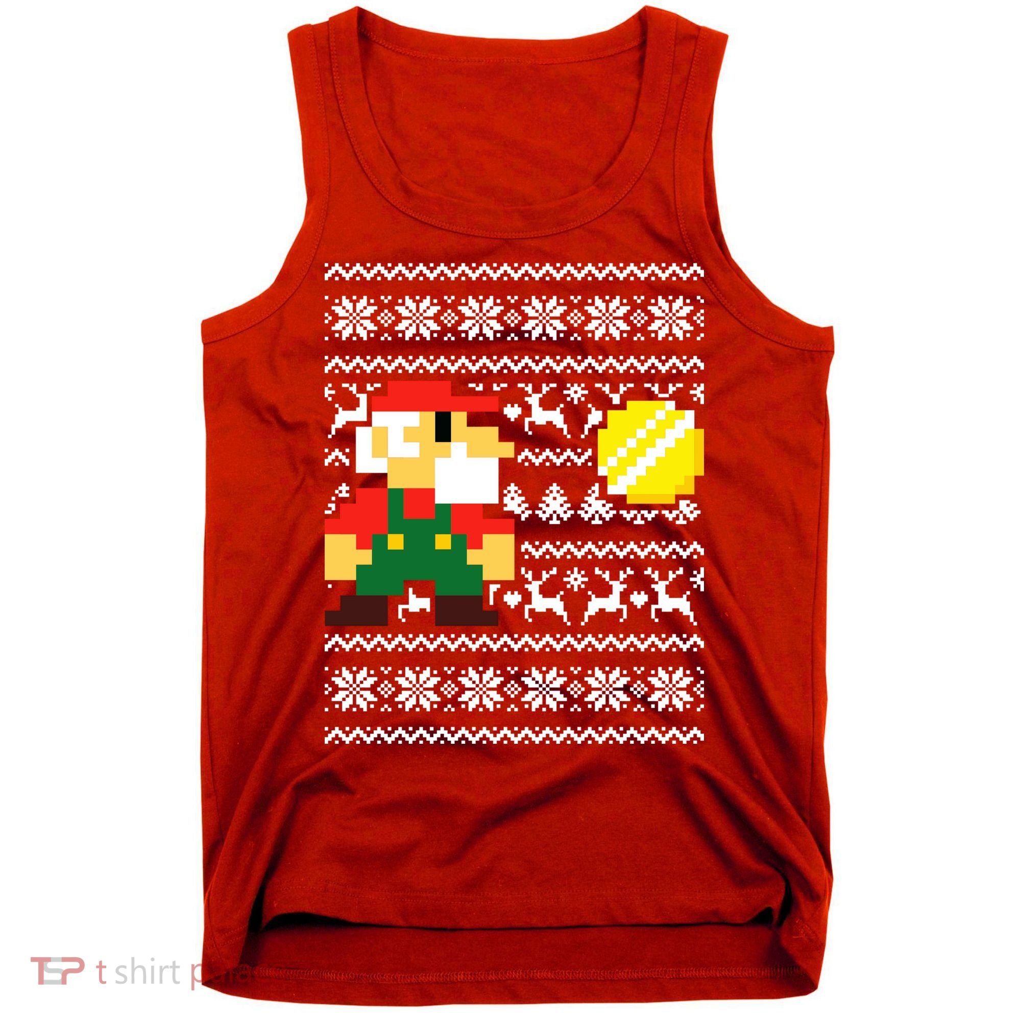 Retro Gamer Gaming Ugly Christmas Tank Top