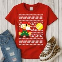 Retro Gamer Gaming Ugly Christmas Women's T-Shirt thumb 3