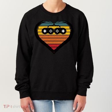 Retro Gamer Heart Women's Sweatshirt
