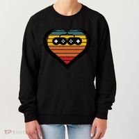Retro Gamer Heart Women's Sweatshirt thumb 0