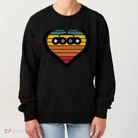 Retro Gamer Heart Women's Sweatshirt thumb 0