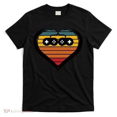 Retro Gamer Heart T-Shirt