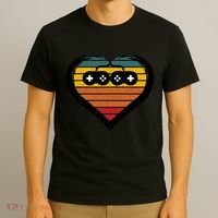 Retro Gamer Heart T-Shirt thumb 3