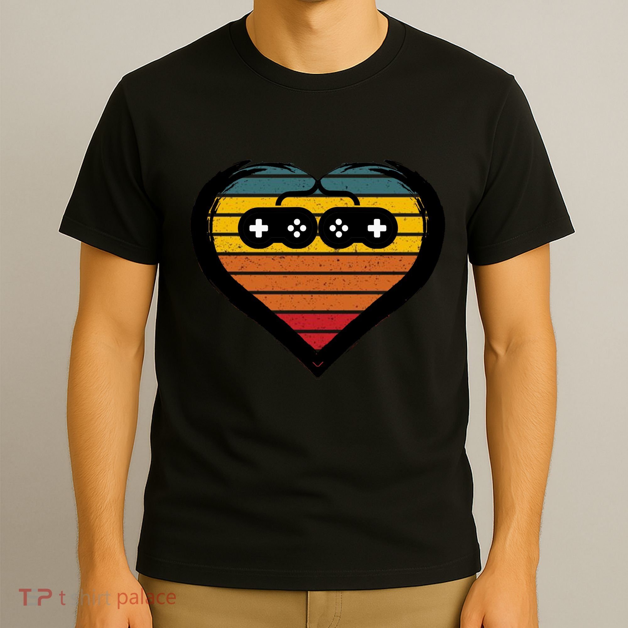 Retro Gamer Heart T-Shirt
