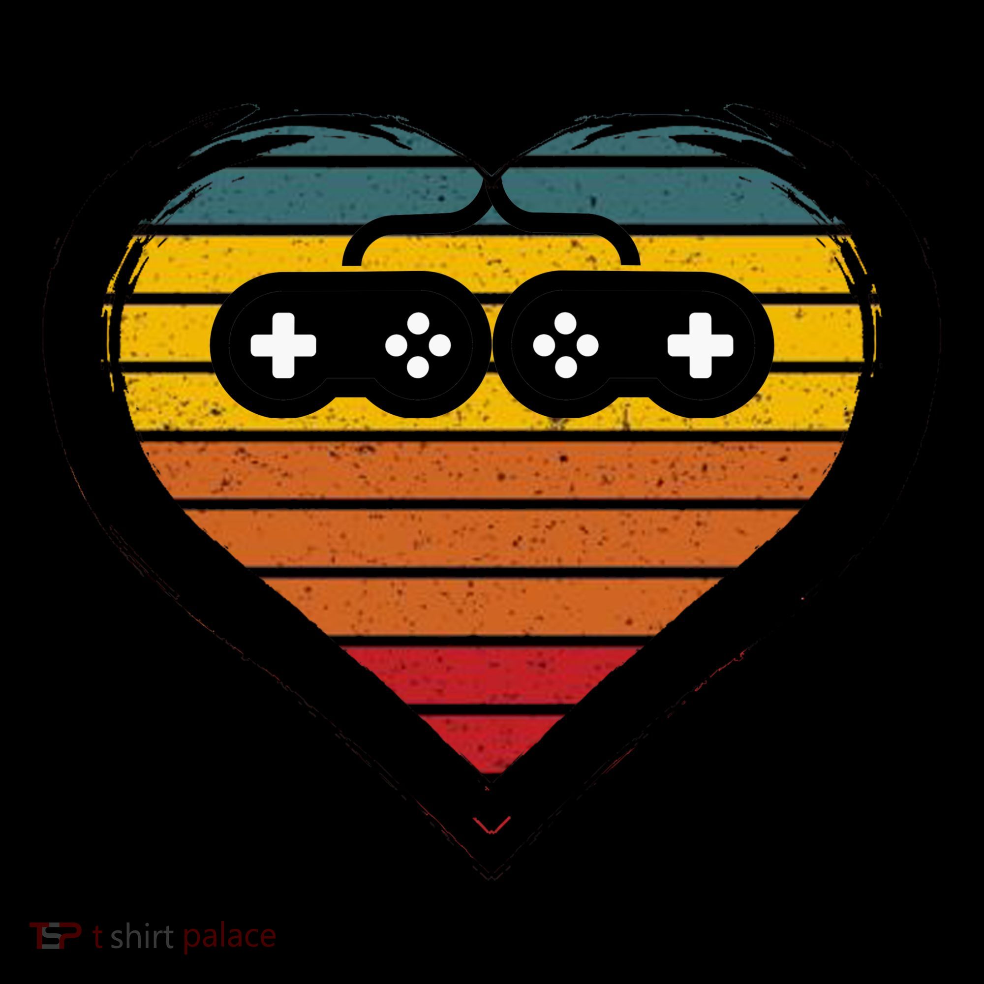 Retro Gamer Heart Women's Hoodie