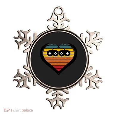 Retro Gamer Heart Ornament