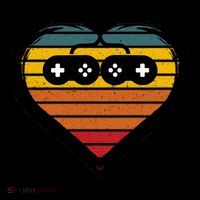 Retro Gamer Heart Ornament thumb 1