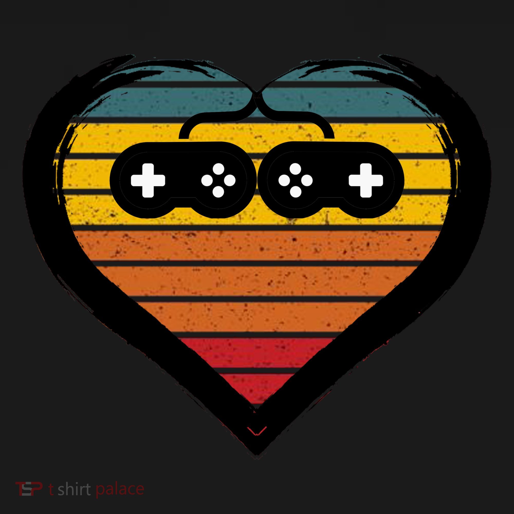 Retro Gamer Heart Women's Tank Top