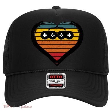 Retro Gamer Heart Hat