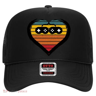 Retro Gamer Heart Hat