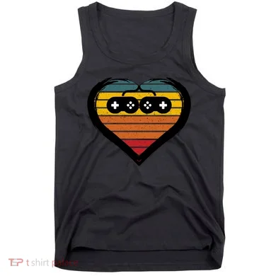 Retro Gamer Heart Tank Top