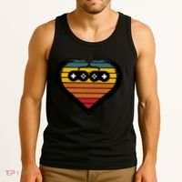 Retro Gamer Heart Tank Top thumb 3