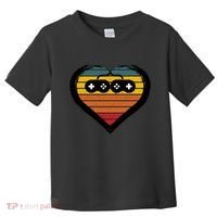 Retro Gamer Heart Toddler T-Shirt thumb 0