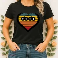 Retro Gamer Heart Women's T-Shirt thumb 2