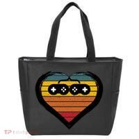 Retro Gamer Heart Tote Bag thumb 0