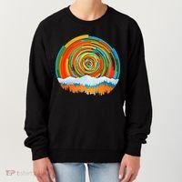 Retro Geometric Sunrise Women's Sweatshirt thumb 0