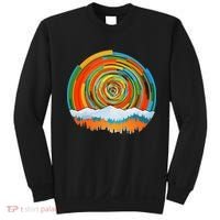 Retro Geometric Sunrise Sweatshirt thumb 0