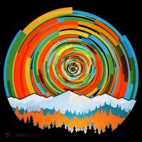 Retro Geometric Sunrise T-Shirt thumb 7