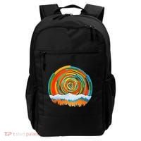 Retro Geometric Sunrise Backpack thumb 0