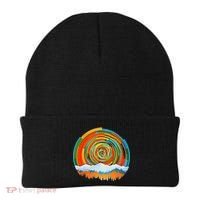 Retro Geometric Sunrise Beanie thumb 0