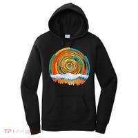 Retro Geometric Sunrise Women's Hoodie thumb 0