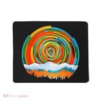 Retro Geometric Sunrise Mousepad thumb 0