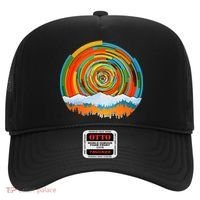 Retro Geometric Sunrise Hat thumb 0