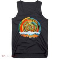 Retro Geometric Sunrise Tank Top thumb 0