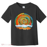 Retro Geometric Sunrise Toddler T-Shirt thumb 0