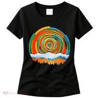 Retro Geometric Sunrise Women's T-Shirt thumb 0
