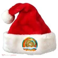 Retro Geometric Sunrise Santa Hat thumb 0