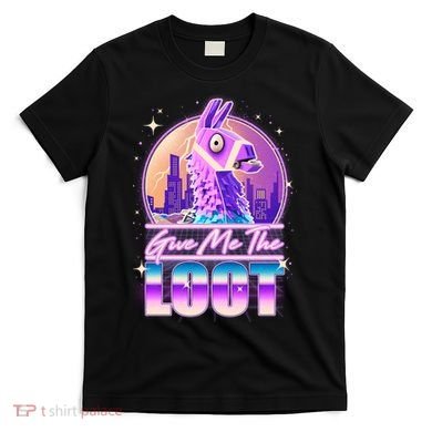 Retro Give Me the Loot Llama Loot T-Shirt