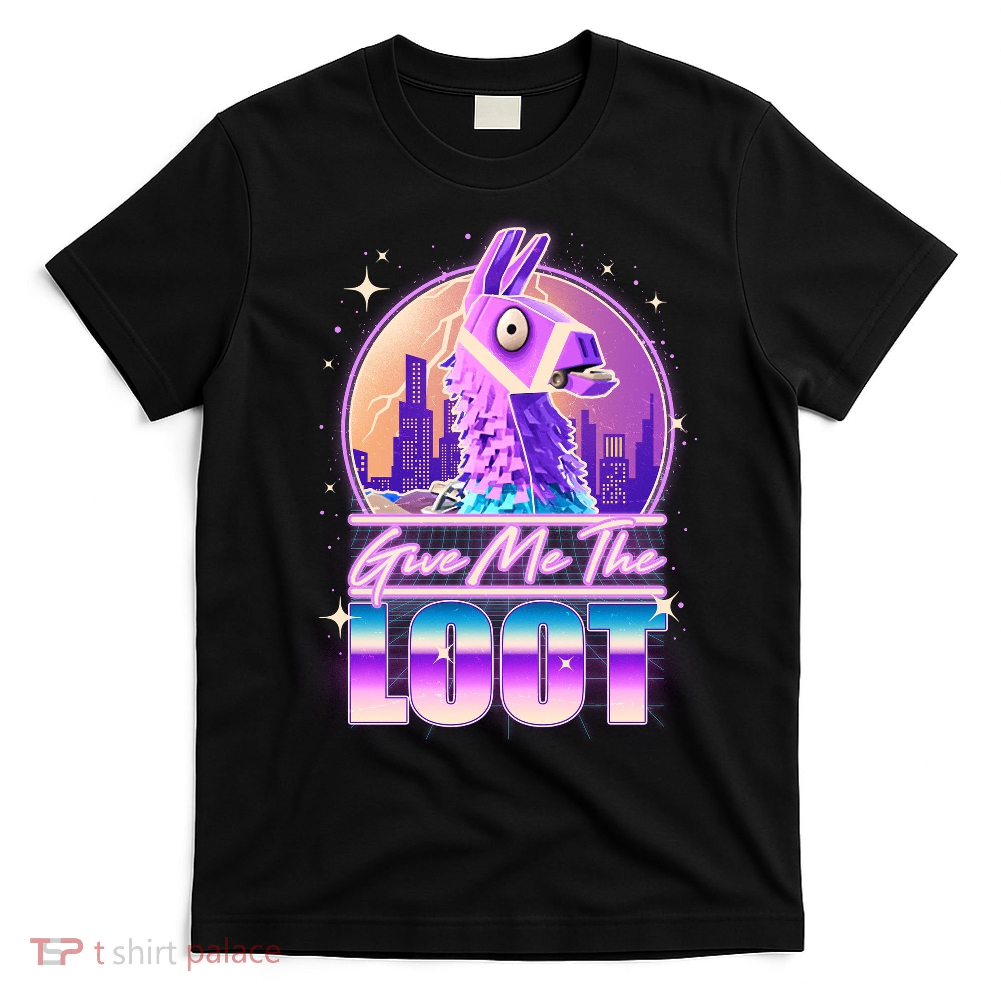 Retro Give Me the Loot Llama Loot T-Shirt