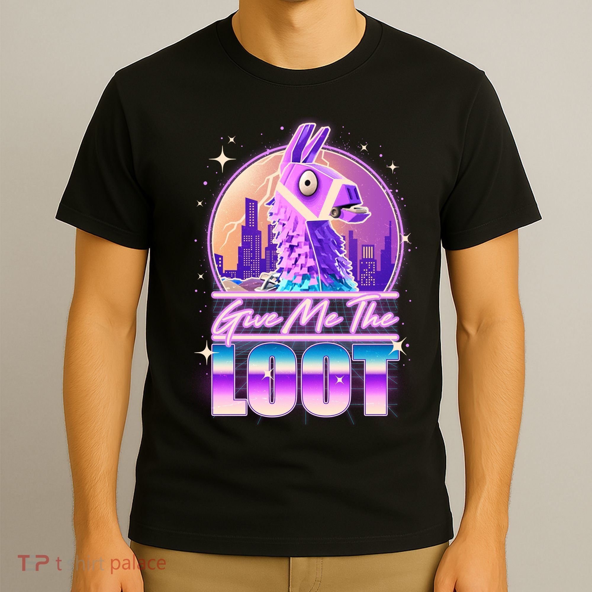 Retro Give Me the Loot Llama Loot T-Shirt