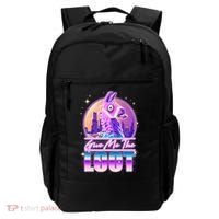 Retro Give Me the Loot Llama Loot Backpack thumb 0