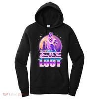 Retro Give Me the Loot Llama Loot Women's Hoodie thumb 0