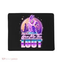 Retro Give Me the Loot Llama Loot Mousepad thumb 0