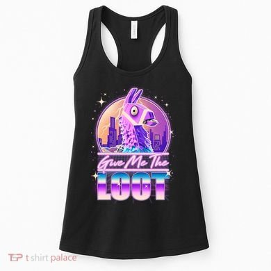 Retro Give Me the Loot Llama Loot Women's Tank Top