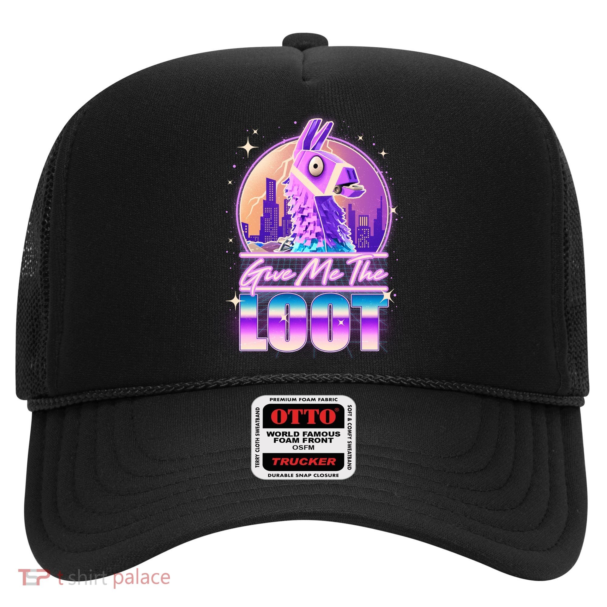 Retro Give Me the Loot Llama Loot Hat