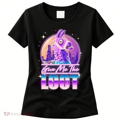 Retro Give Me the Loot Llama Loot Women's T-Shirt