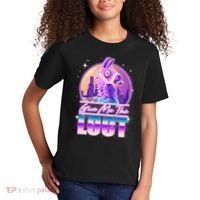 Retro Give Me the Loot Llama Loot Kids T-Shirt thumb 2