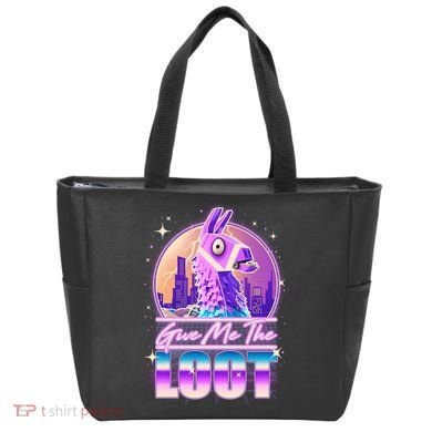 Retro Give Me the Loot Llama Loot Bag